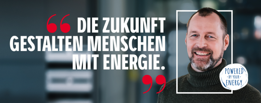 Zukunft gestalten Menschen mit Energie.